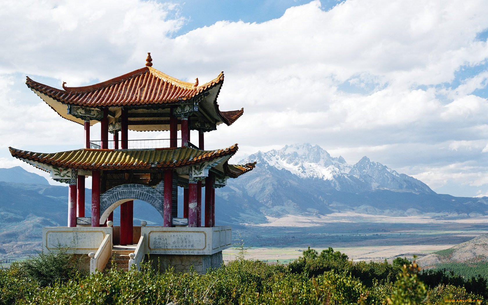 snow, mountain, yunnan, province, china, , , 